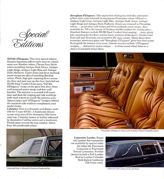 1978 Cadillac Brochure Page 19